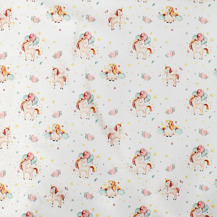 Πάνα Χασέ (80x80) Dimcol Unicorn 209 White-Salmon