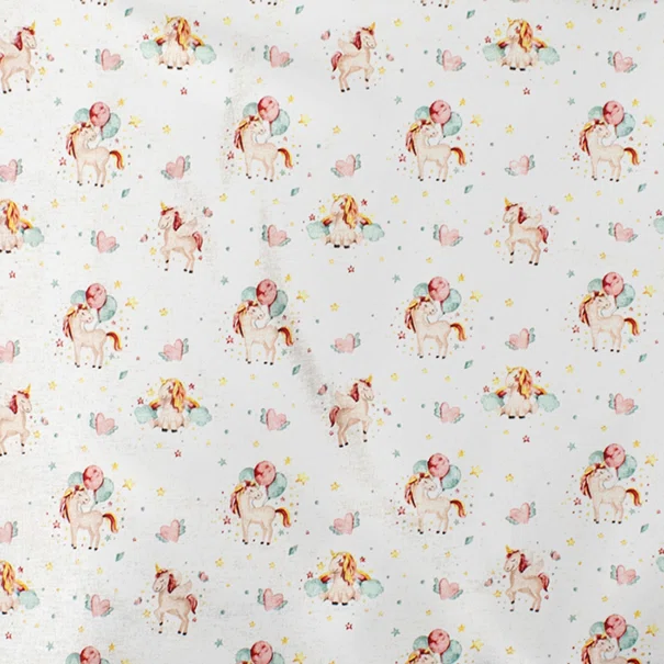 Πάνα Χασέ (80x80) Dimcol Unicorn 209 White-Salmon