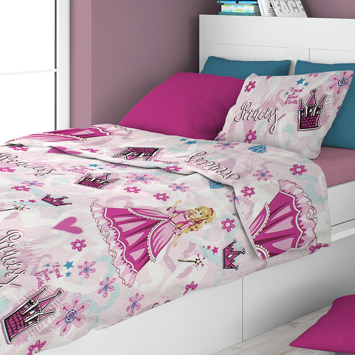 Σεντόνια Μονά (Σετ) Dimcol 390 Princess Pink