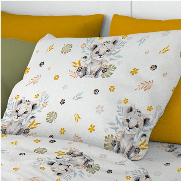 Μαξιλαροθήκη (50x70) Dimcol 531 Lion Cub Grey