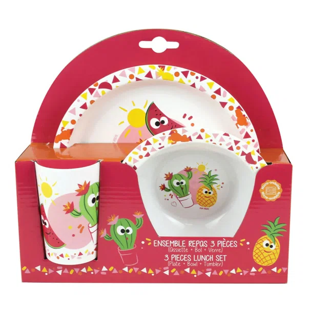 Παιδικό Σετ Φαγητού 3τμχ Ango Les Ami Fruits 006204