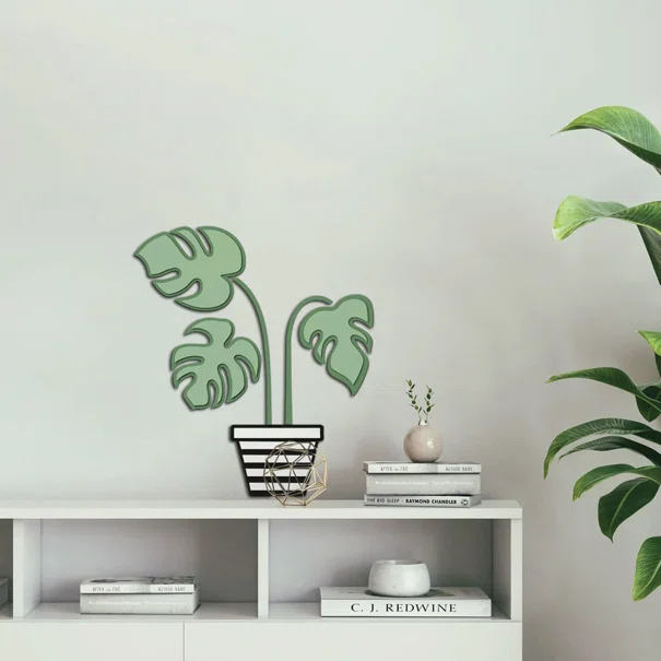 Αφρώδη Αυτοκόλλητα Τοίχου Ango Plant 54515