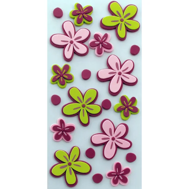 Αφρώδη Αυτοκόλλητα Τοίχου Ango Little Flowers 59503