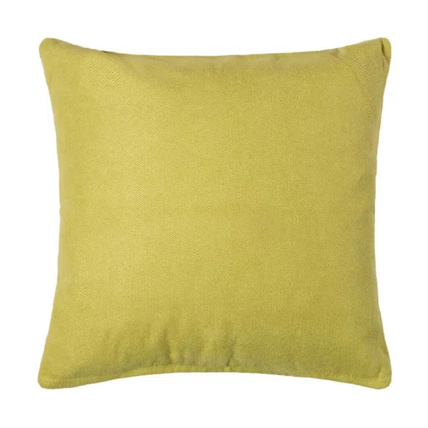 Διακοσμητική Μαξιλαροθήκη (45x45) Silk Fashion A802 Λαχανί