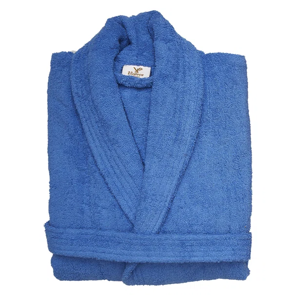 Μπουρνούζι Viopros Classic Bathrobes Μπλε