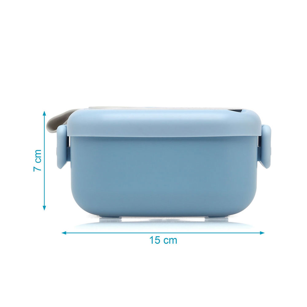 Φαγητοδοχείο & Κουτάλι (Σετ) 750ml Kiokids Blue 3536
