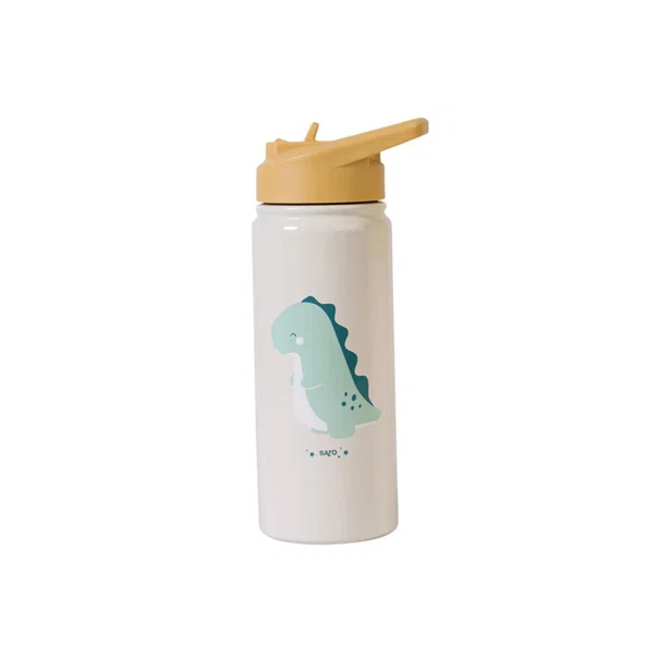 Παγούρι - Θερμός 500ml Με Καλαμάκι Saro Dinos 74554