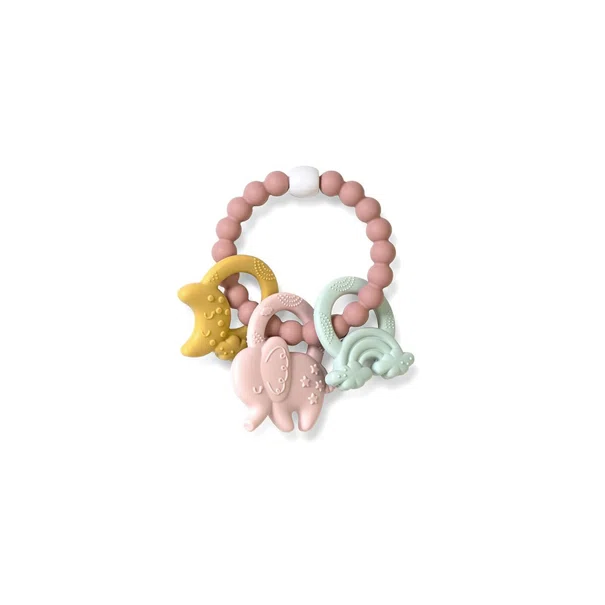 Μασητικό Σιλικόνης Saro Ele-Fun Pink 21091