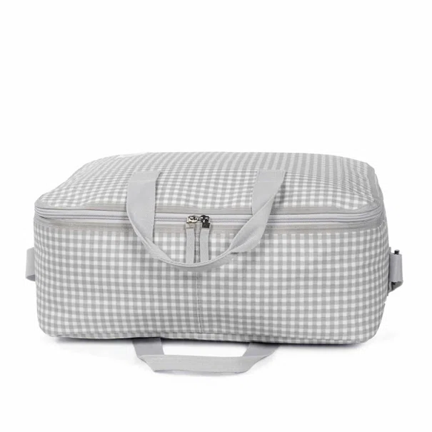 Τσάντα Μαιευτηρίου Walking Mum I Love Vichy Grey