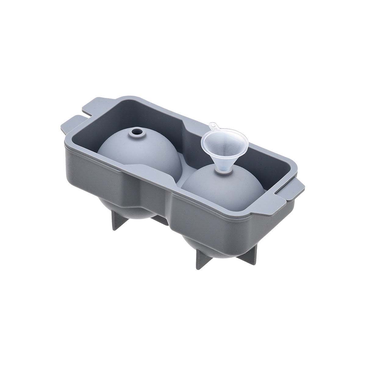 Παγοθήκη Στρογγυλή Σιλικόνης 2 Θέσεων Estia Grey 01-15015