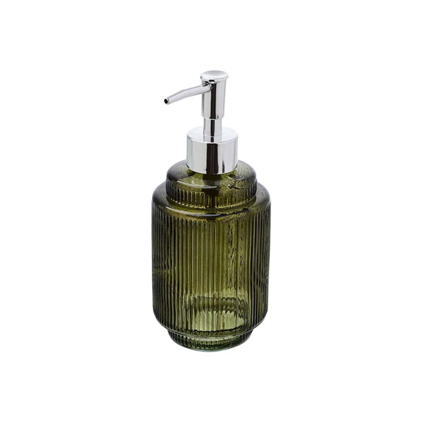 Dispenser Μπάνιου 380ml (Φ8x19) Estia Bamboo Essentials Olive 02-14872