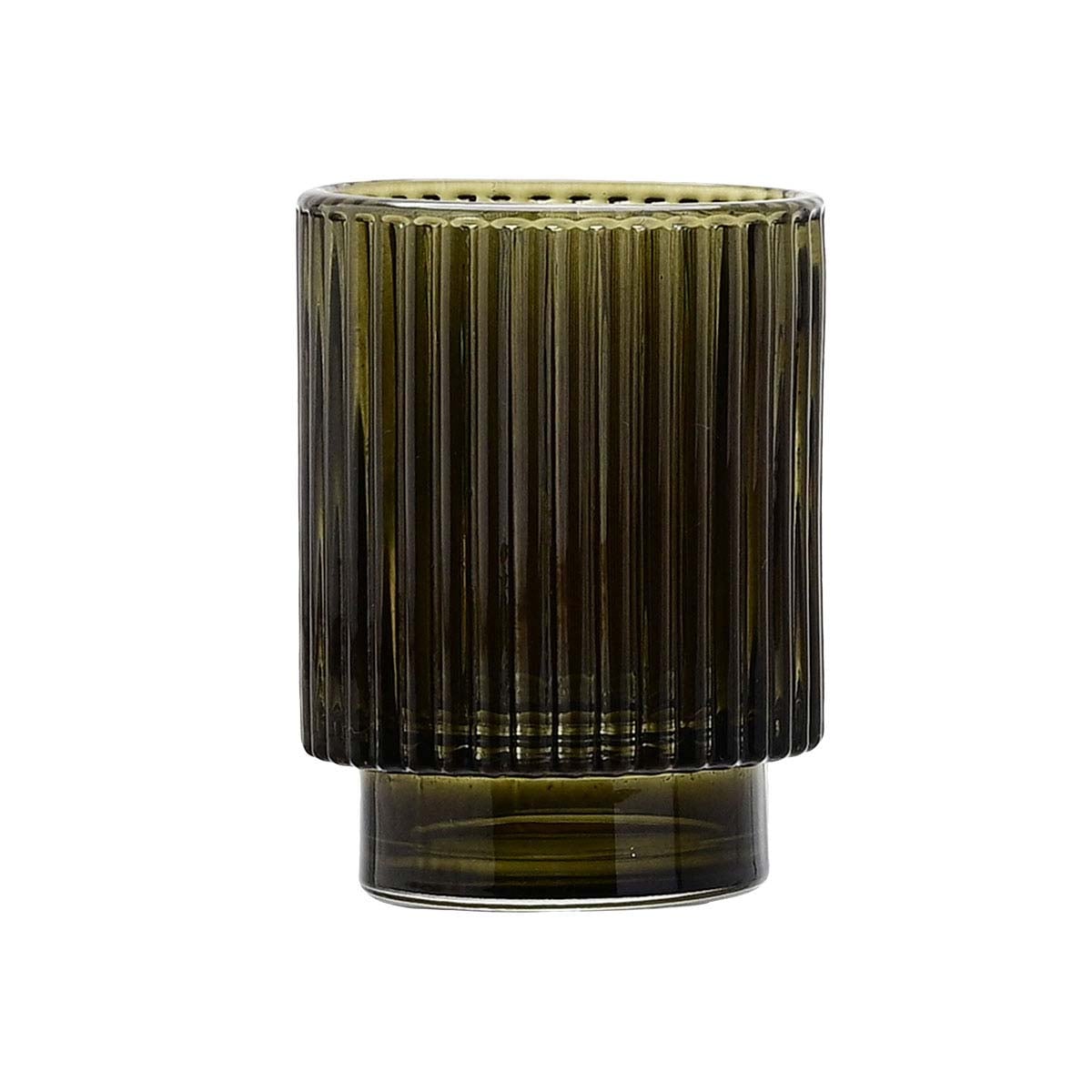 Ποτηροθήκη Μπάνιου (Φ7x10) Estia Bamboo Essentials Olive 02-14889