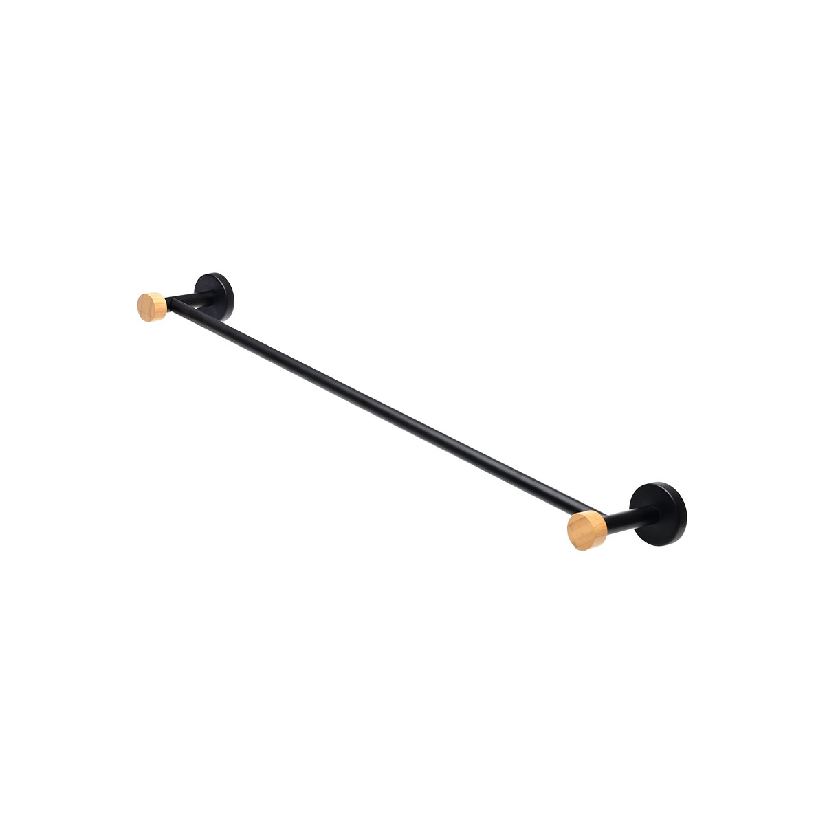 Κρεμάστρα Μπάνιου Για Πετσέτες (65.4x9x5.2) Estia Bamboo Essentials Black 02-14803