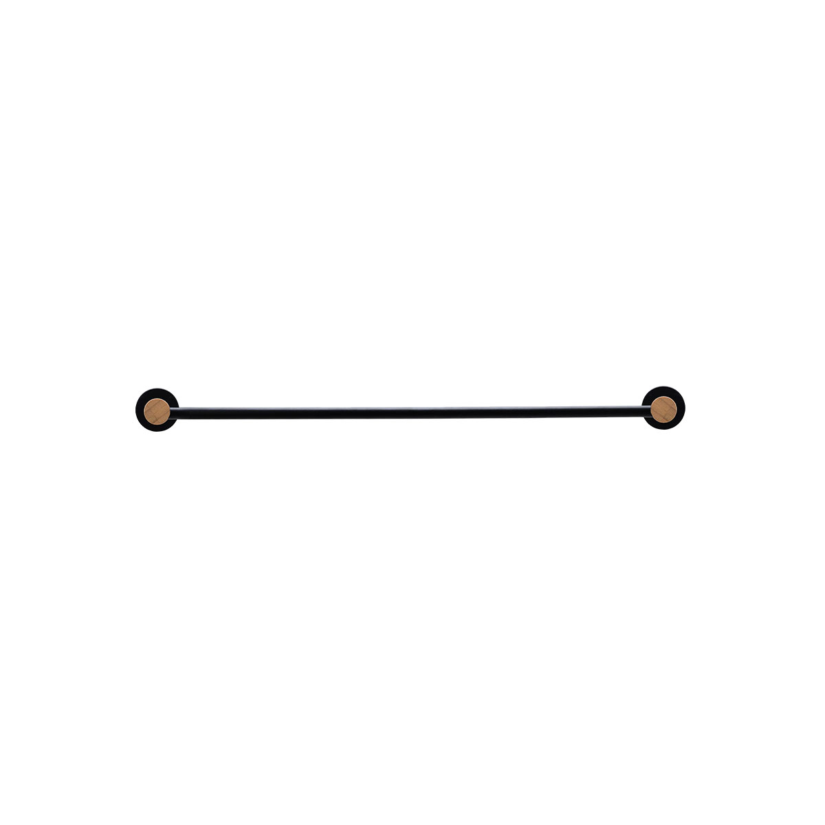 Κρεμάστρα Μπάνιου Για Πετσέτες (65.4x9x5.2) Estia Bamboo Essentials Black 02-14803