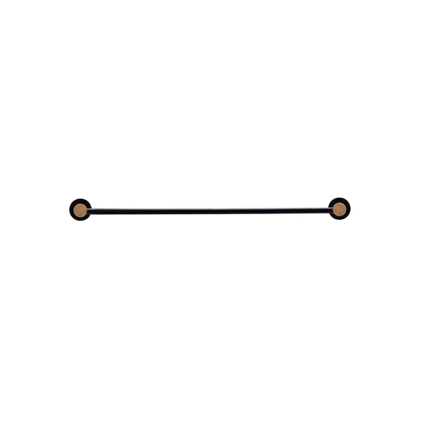 Κρεμάστρα Μπάνιου Για Πετσέτες (65.4x9x5.2) Estia Bamboo Essentials Black 02-14803