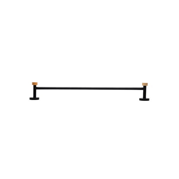 Κρεμάστρα Μπάνιου Για Πετσέτες (65.4x9x5.2) Estia Bamboo Essentials Black 02-14803