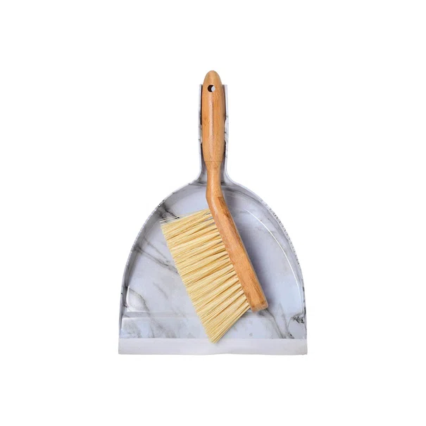 Σκουπάκι Με Φαράσι Estia Bamboo Essentials Marble 04-14360
