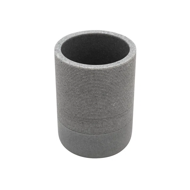 Ποτηροθήκη Μπάνιου (Φ7x10) Estia Stone Grey 02-13387