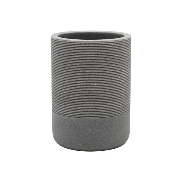 Ποτηροθήκη Μπάνιου (Φ7x10) Estia Stone Grey 02-13387
