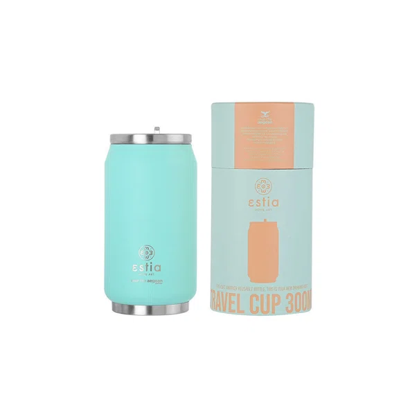Ποτήρι Θερμός 300ml Estia Save The Aegean Bermuda Green 01-16708