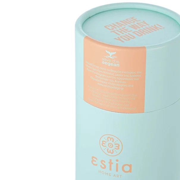 Ποτήρι Θερμός 300ml Estia Save The Aegean Bermuda Green 01-16708