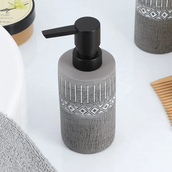 Dispenser Μπάνιου 160ml (Φ6.1x16) T-D 62118180 Grey