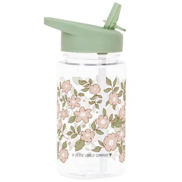 Παγούρι 450ml Με Καλαμάκι Α Little Lovely Company Blossom Sage DBBLSA45