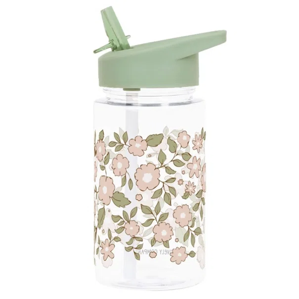 Παγούρι 450ml Με Καλαμάκι Α Little Lovely Company Blossom Sage DBBLSA45