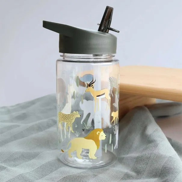 Παγούρι 450ml Με Καλαμάκι Α Little Lovely Company Savannah DBSAGR48