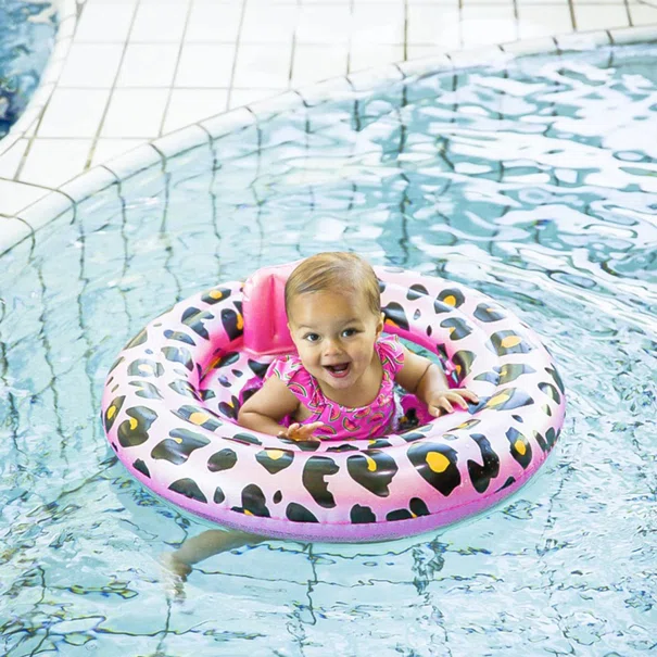 Βρεφικό Σωσίβιο (0-12 Μηνών) Swim Essentials Leopard Rose Gold