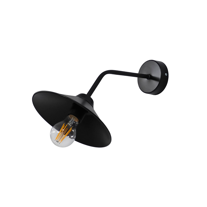 Απλίκα Τοίχου Heronia Petra 31-0595 Black