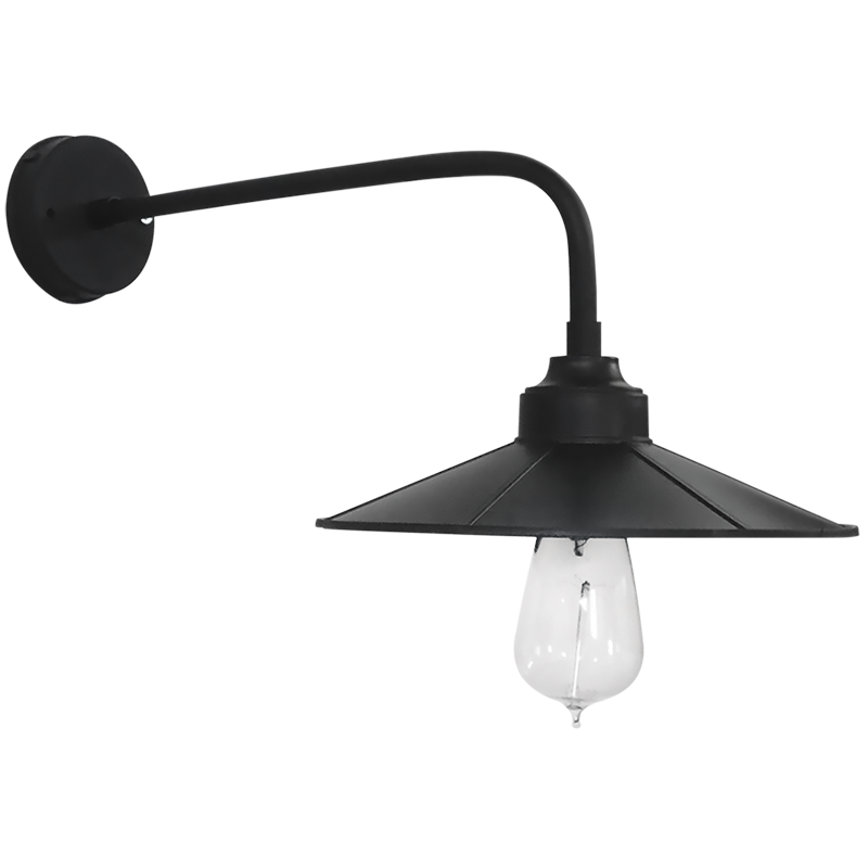 Απλίκα Τοίχου Heronia Petra 31-0599 Black