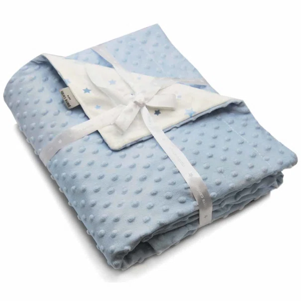 Κουβέρτα Βελουτέ Κούνιας (110x140) Pierre Cardin Toppy Blue