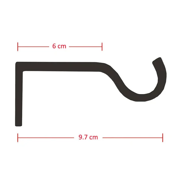 Κουρτινόξυλο Φ19mm Μονό Επεκτεινόμενο 210-380cm Με Άκρα L-N Villalouise White 75032210102