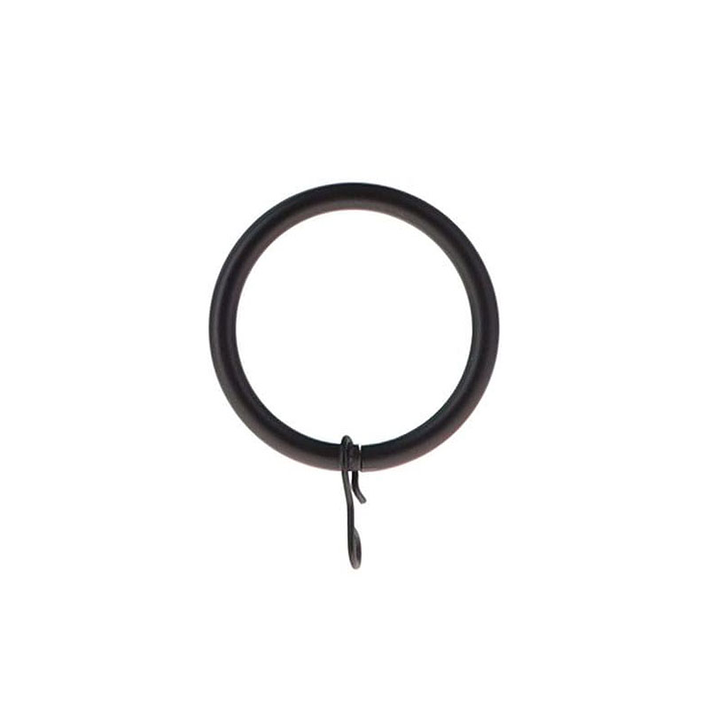 Κρίκοι Κουρτίνας 8τμχ (Φ28) L-N Mat Black 7931955