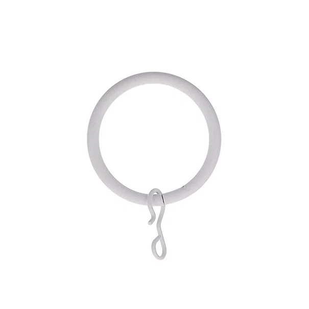 Κρίκοι Κουρτίνας 8τμχ (Φ20) L-N Mat White 7901108