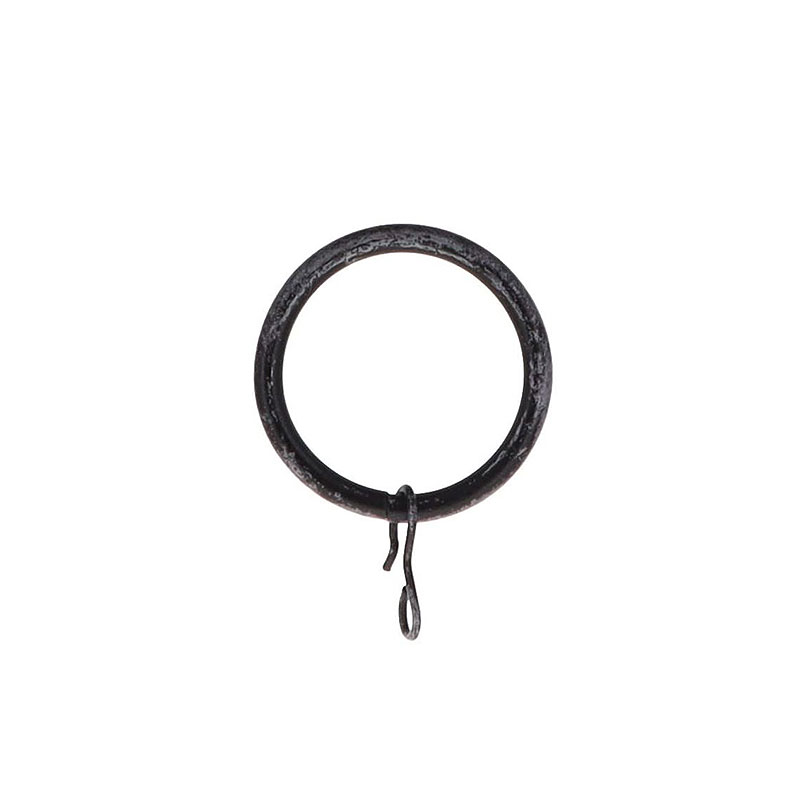Κρίκοι Κουρτίνας 8τμχ (Φ20) L-N Black 790196
