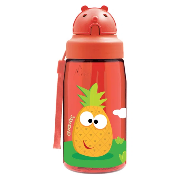 Παγούρι 450ml Με Καλαμάκι Laken Ανανάς/Αχλάδι