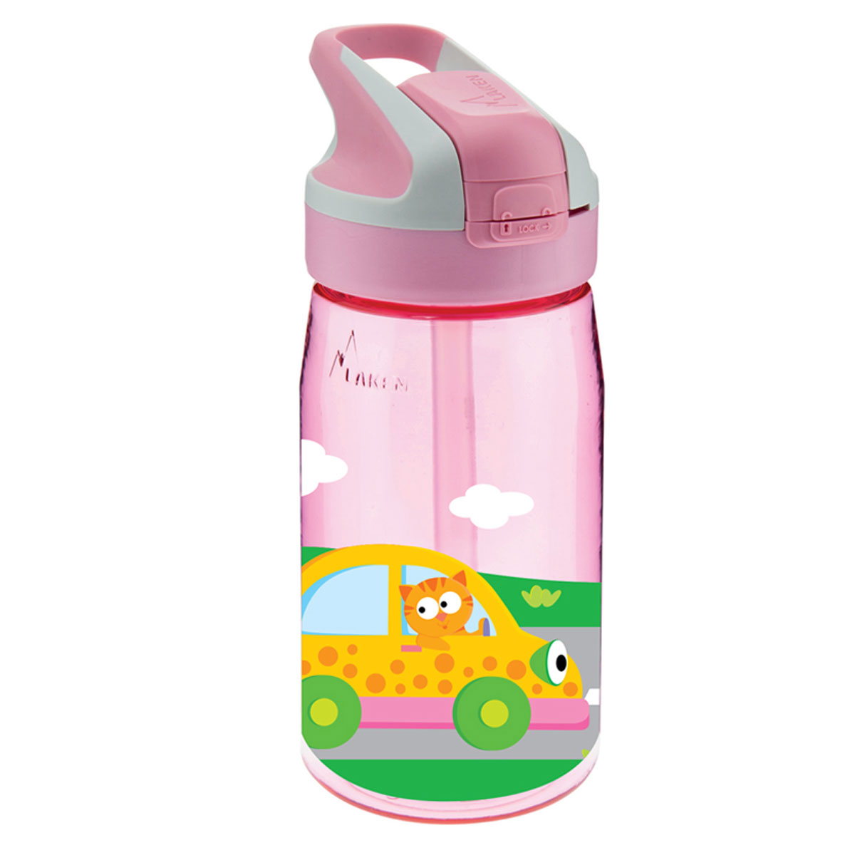 Παγούρι 450ml Με Καλαμάκι Laken Αμαξάκια 14900322