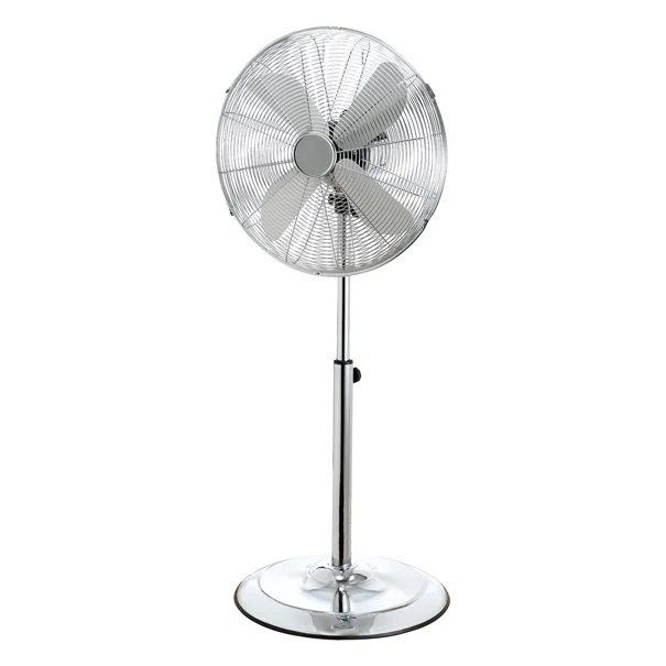 Ανεμιστήρας Δαπέδου Με Ορθοστάτη Vintage 50W Eurolamp 147-29082 Inox