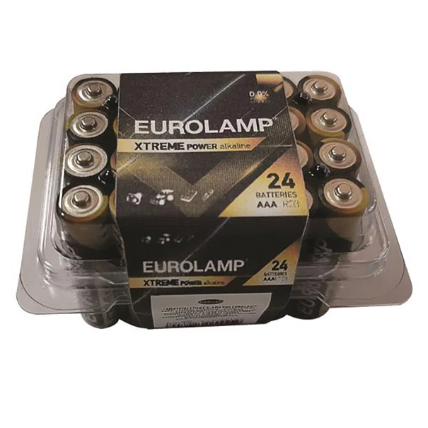 Αλκαλικές Μπαταρίες AAA 1.5V 24τμχ Eurolamp Extreme Power 147-24127
