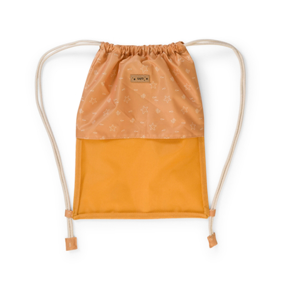 Παιδικό Σακίδιο Θαλάσσης (39x29) Saro Beach And Fun Ώχρα 61502