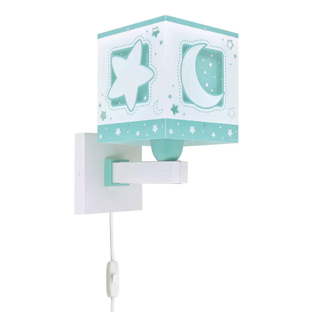 Παιδική Απλίκα Τοίχου Ango Moonlight Green 63239 H Φωτιστικά Παιδικά για Κορίτσια Spitishop