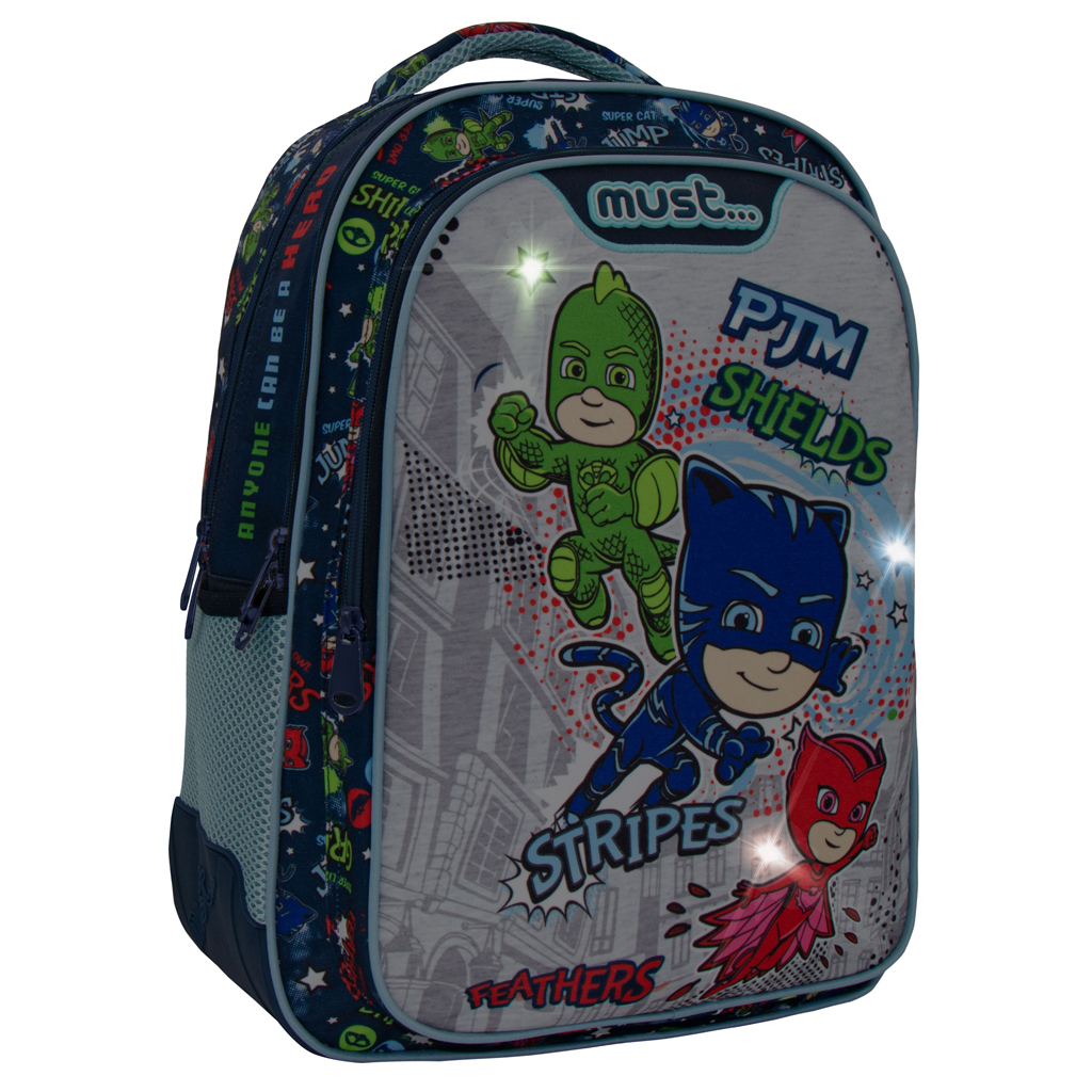 Σχολική Τσάντα Δημοτικού (33X16X45) Must Pj Masks Anyone Can Be Hero 484271 Παιδικά Σχολείο Σχολικές Τσάντες Spitishop