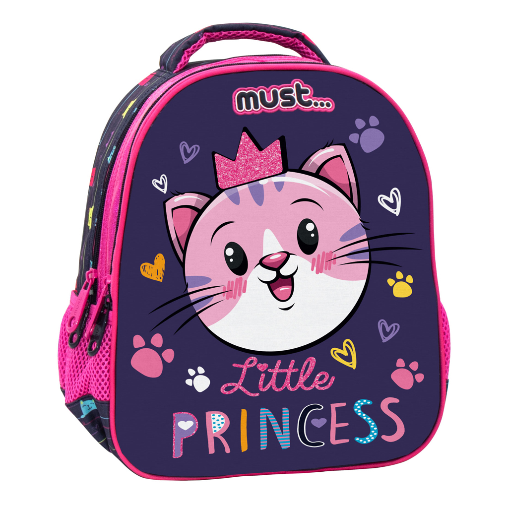 Σχολική Τσάντα Νηπιαγωγείου (27x10x31) Must Little Princess Cat 585020