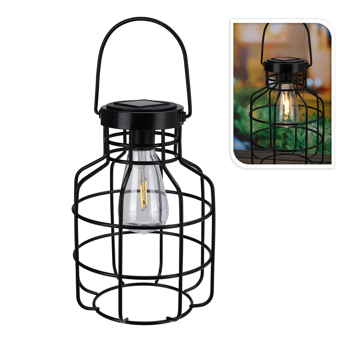 Ηλιακό Φανάρι Led (Φ20x24.5) K-M 512000900