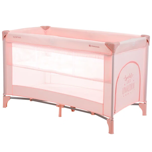 Παρκοκρέβατο 2 Θέσεων (0+ Μηνών/Έως 15kg) Kikka Boo So Gifted Pink 2023