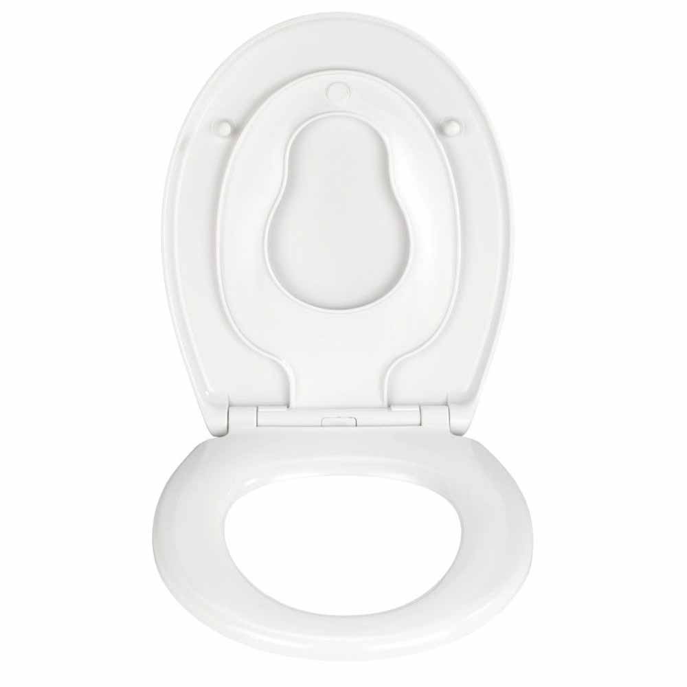 Καπάκι Λεκάνης 2 Σε 1 (41.5x37.5) Wenko Delos White 22973100