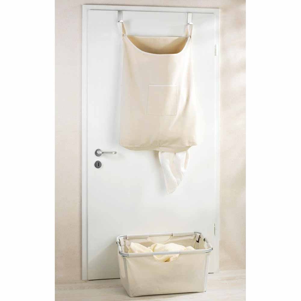 Κρεμαστό Καλάθι Απλύτων (52x10x81) Wenko Canguro Beige 62107100