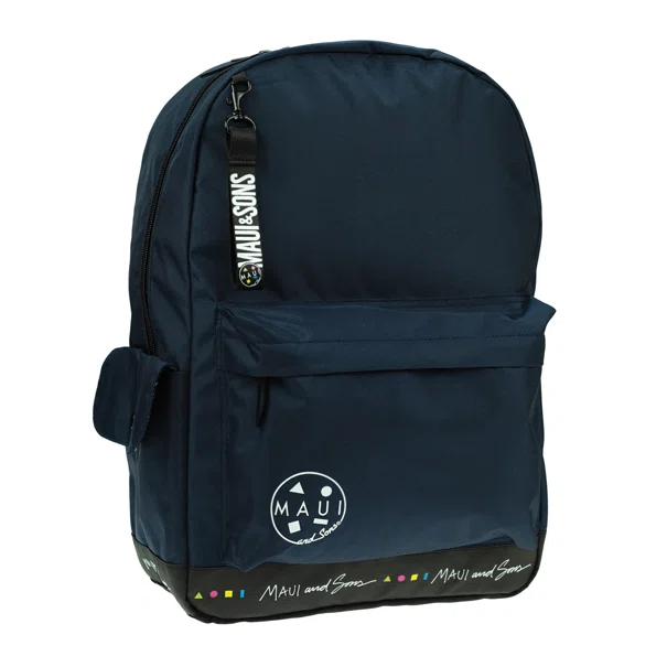 Σχολική Τσάντα (30x15x42) Maui&Sons Navy Blue